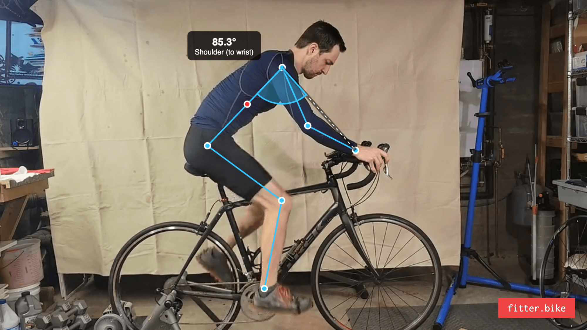 Bike fit analysis snapshot