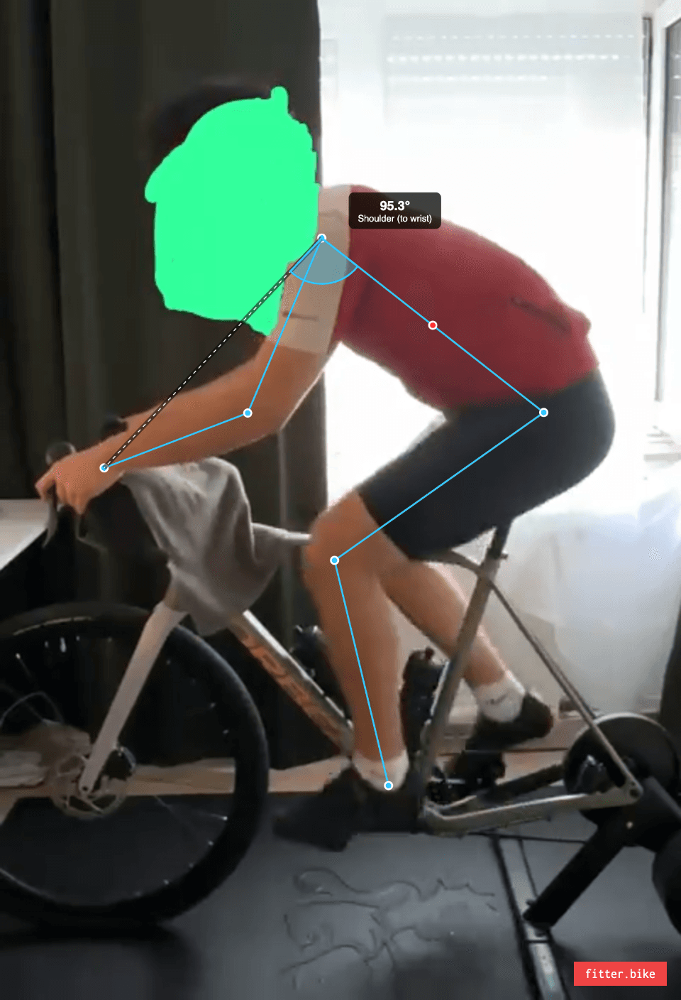 Bike fit analysis snapshot
