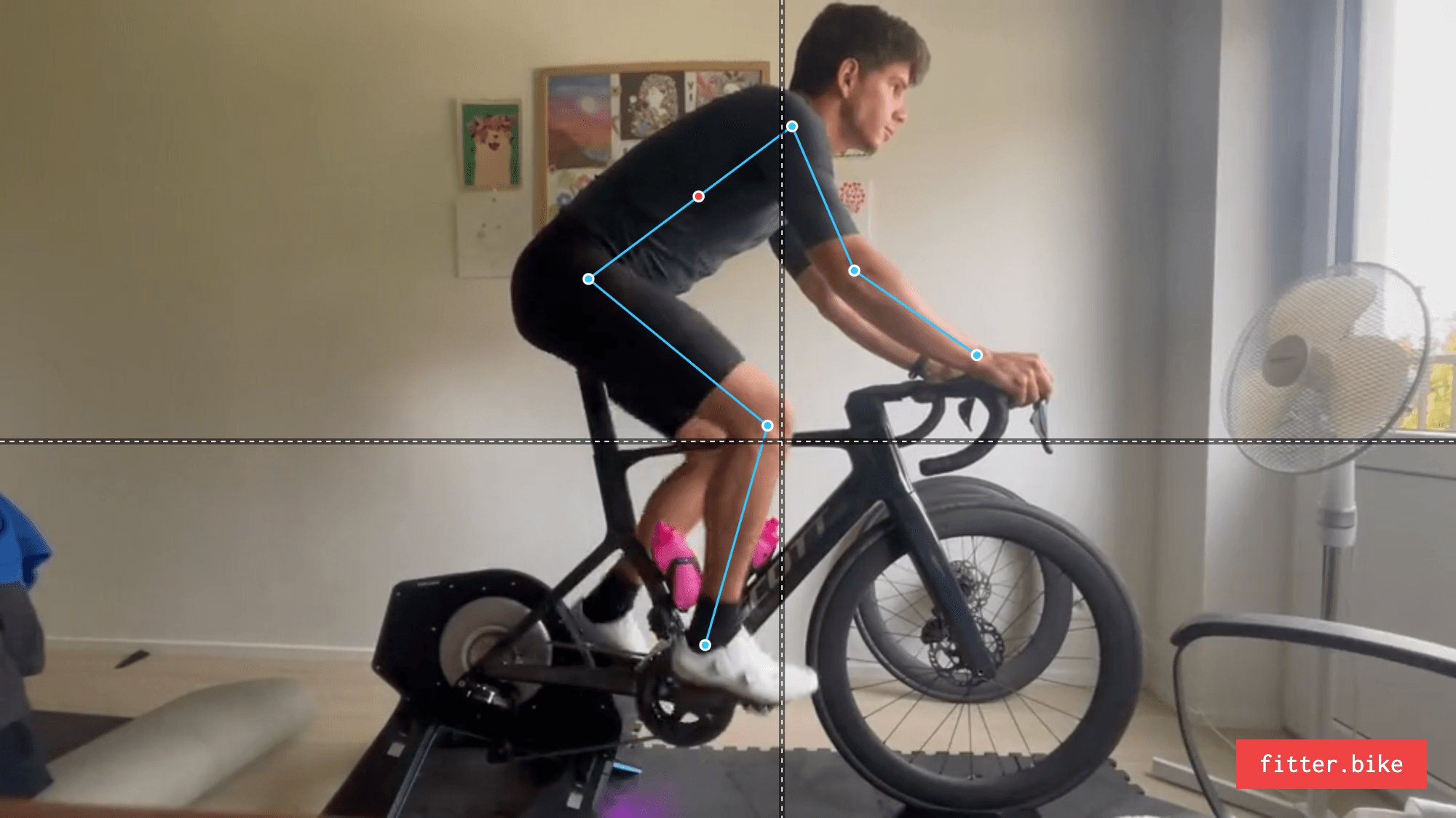 Bike fit analysis snapshot